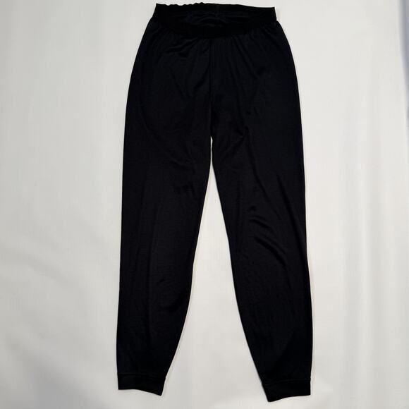 Vintage Patagonia Base Layer Pants Womens Small Black Capilene Made in USA 90s - Picture 1 of 11